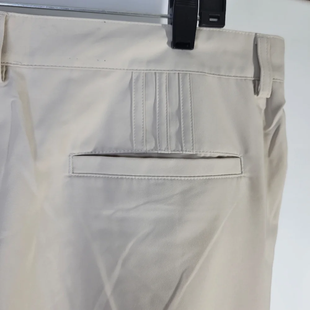 Mens Adidas Climalite Light weight Khaki Golf Pants Size 36X32 - Picture 6 of 8